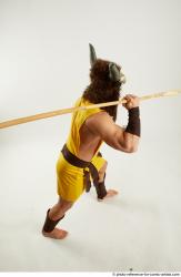 SIMON HAHN_HAHN STANDING POSE WITH SPEAR